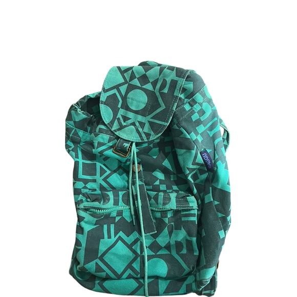 Baggu aztec inspired print mini backpack 100% recycled cotton - Picture 1 of 3